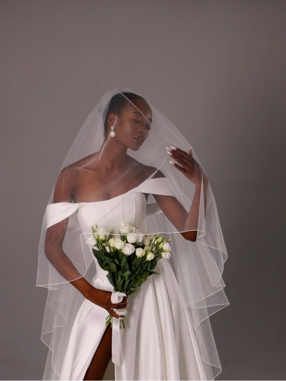 Double Layer Wedding Veil